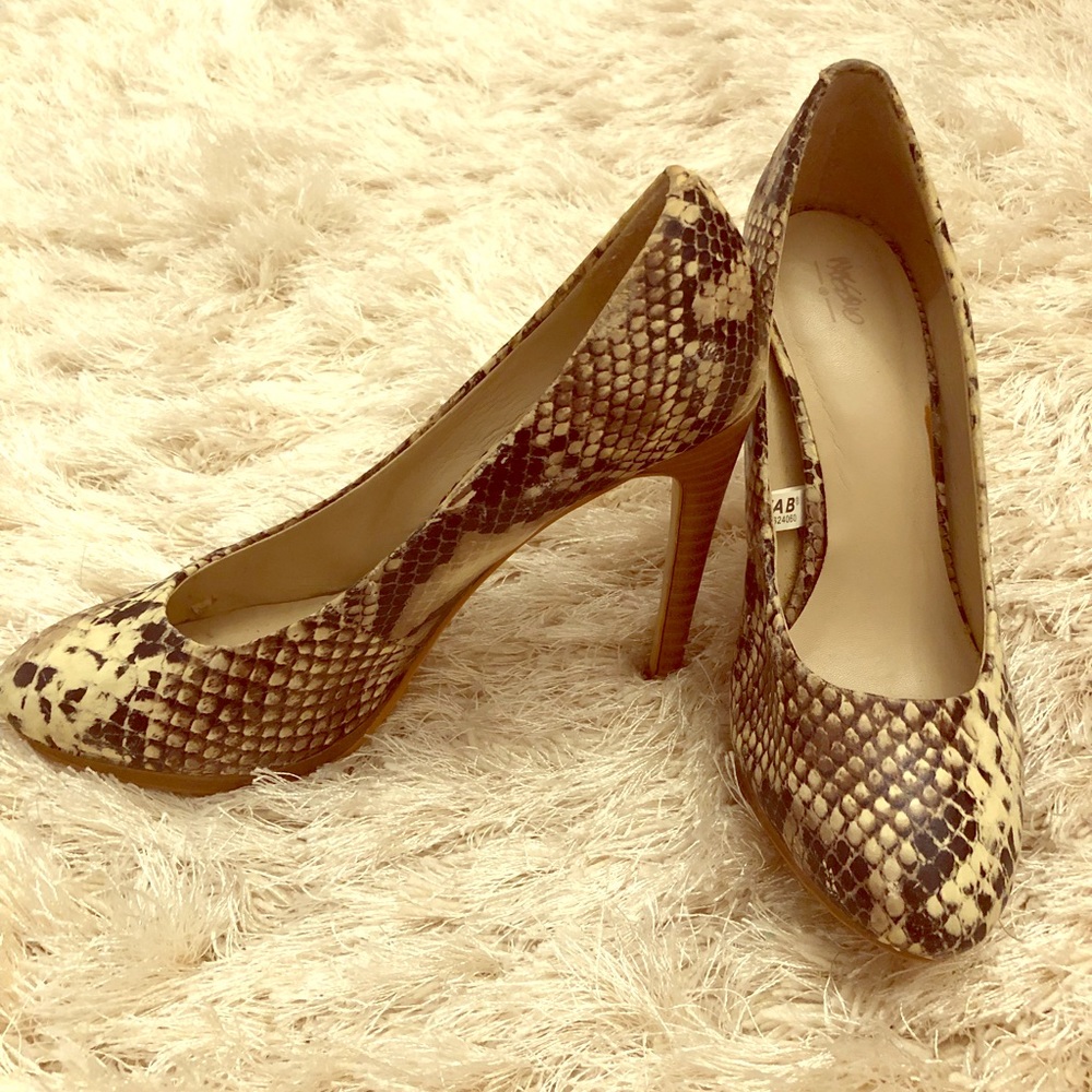 Snakeskin Heels